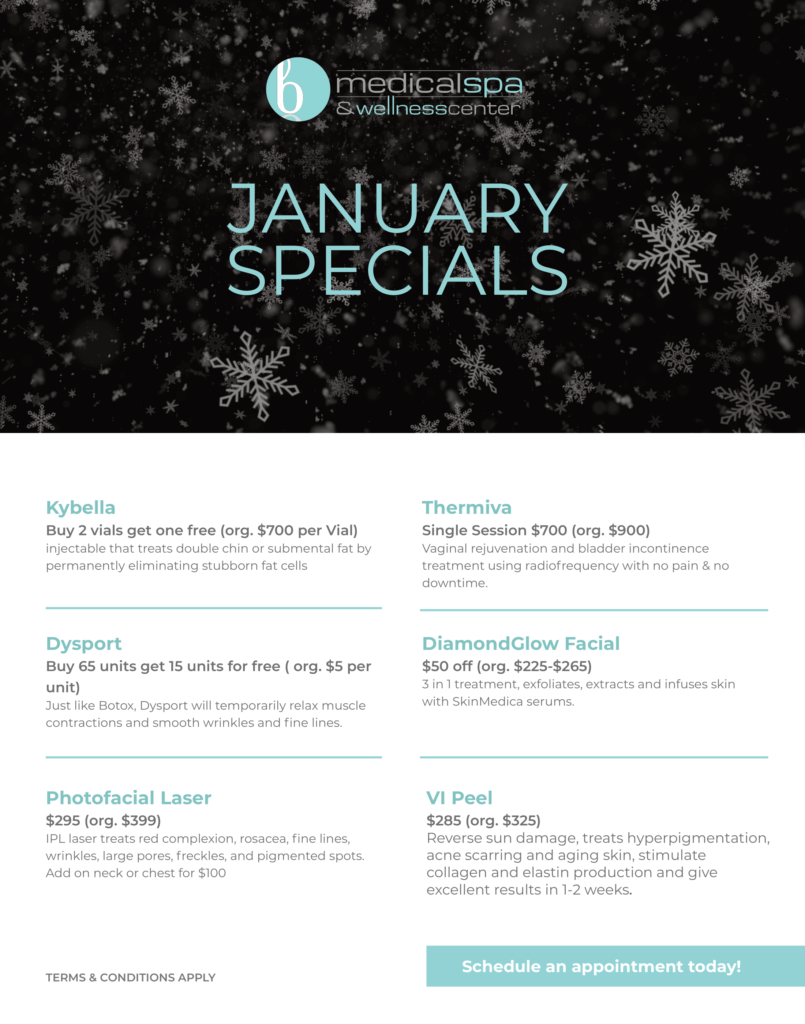 January Specials | San Diego, CA | B Medical Spa